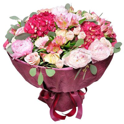 Красивый букет из цветов «Солнечная рапсодия»