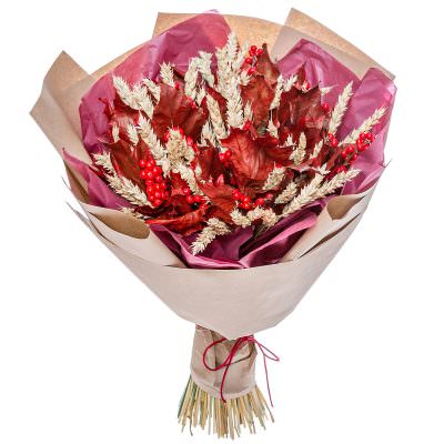 Букет из свежих цветов «Осенний вихрь»