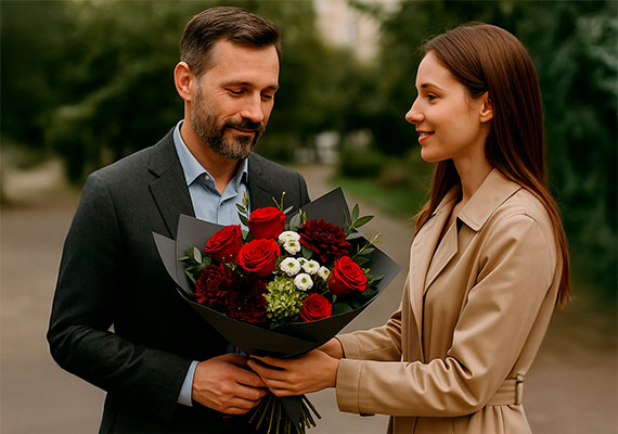 Какие цветы дарить мужчине